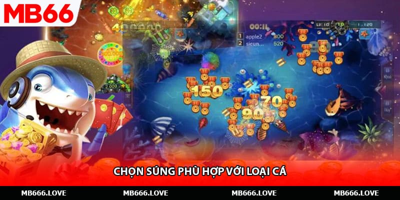 Chọn súng phù hợp với loại cá